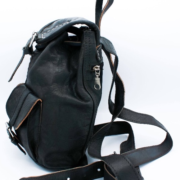 HP 9/27 ?Small Handmade Leather BackPack main image 4